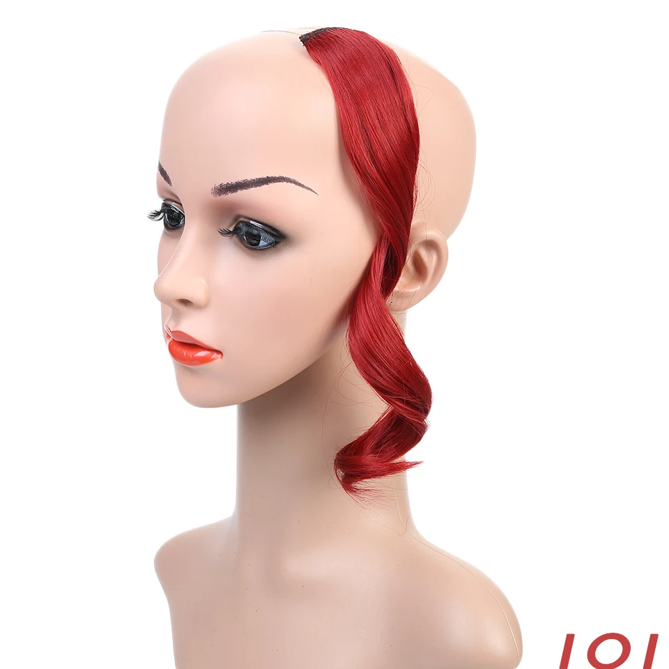 

JINKAILI 25-30cm hair clip bangs wig female long bangs extended bangs front hair natural wig female Synthetic wig