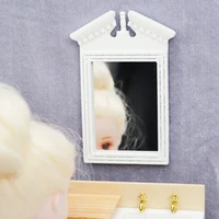 112 simulation dollhouse mirror wall room mirror miniature model for bedroom bathroom decoration accessories