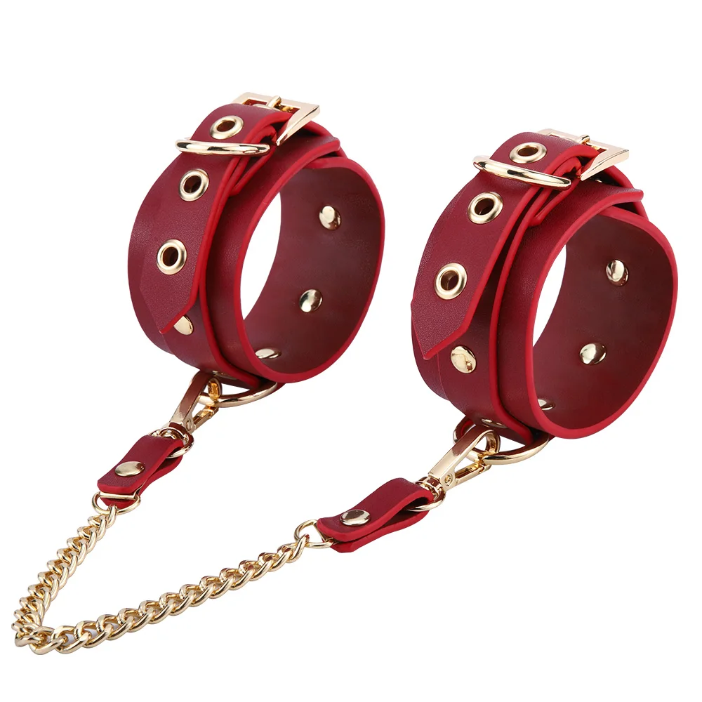 Тьерри секс пара из натуральной кожи БДСМ Связывание набор ограничители