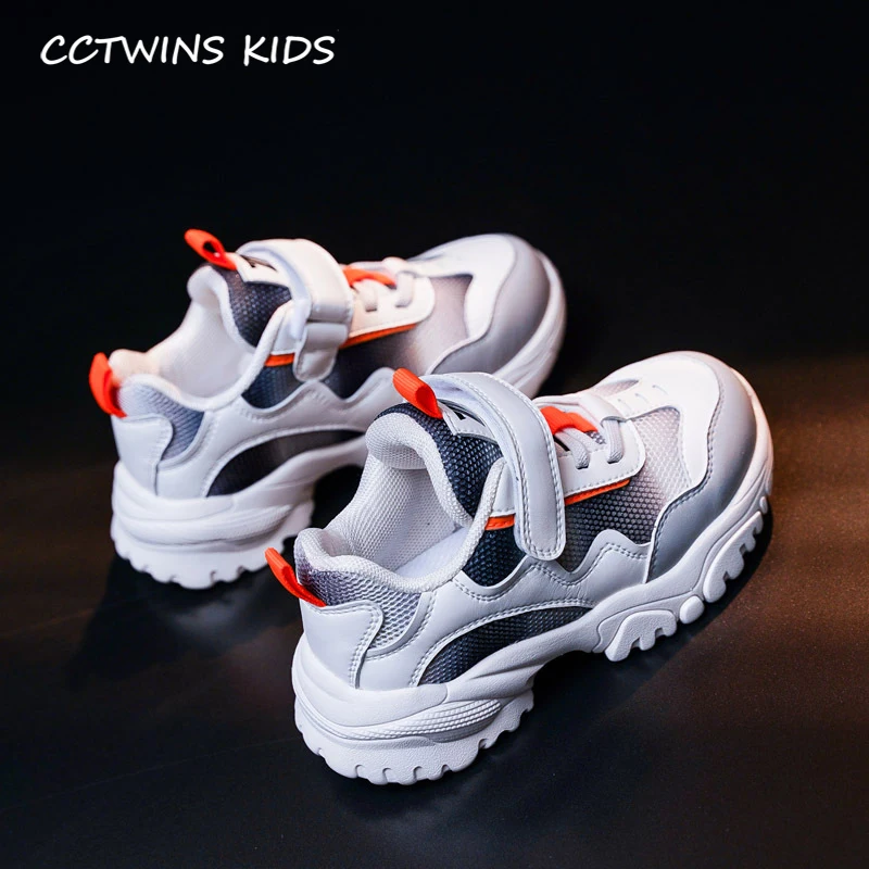 

CCTWINS Kids Shoes 2020 Autumn Children Fashion Casual Trainers Baby Girls Brand Mesh Shoes Boys Sport Sneakers White FS3874