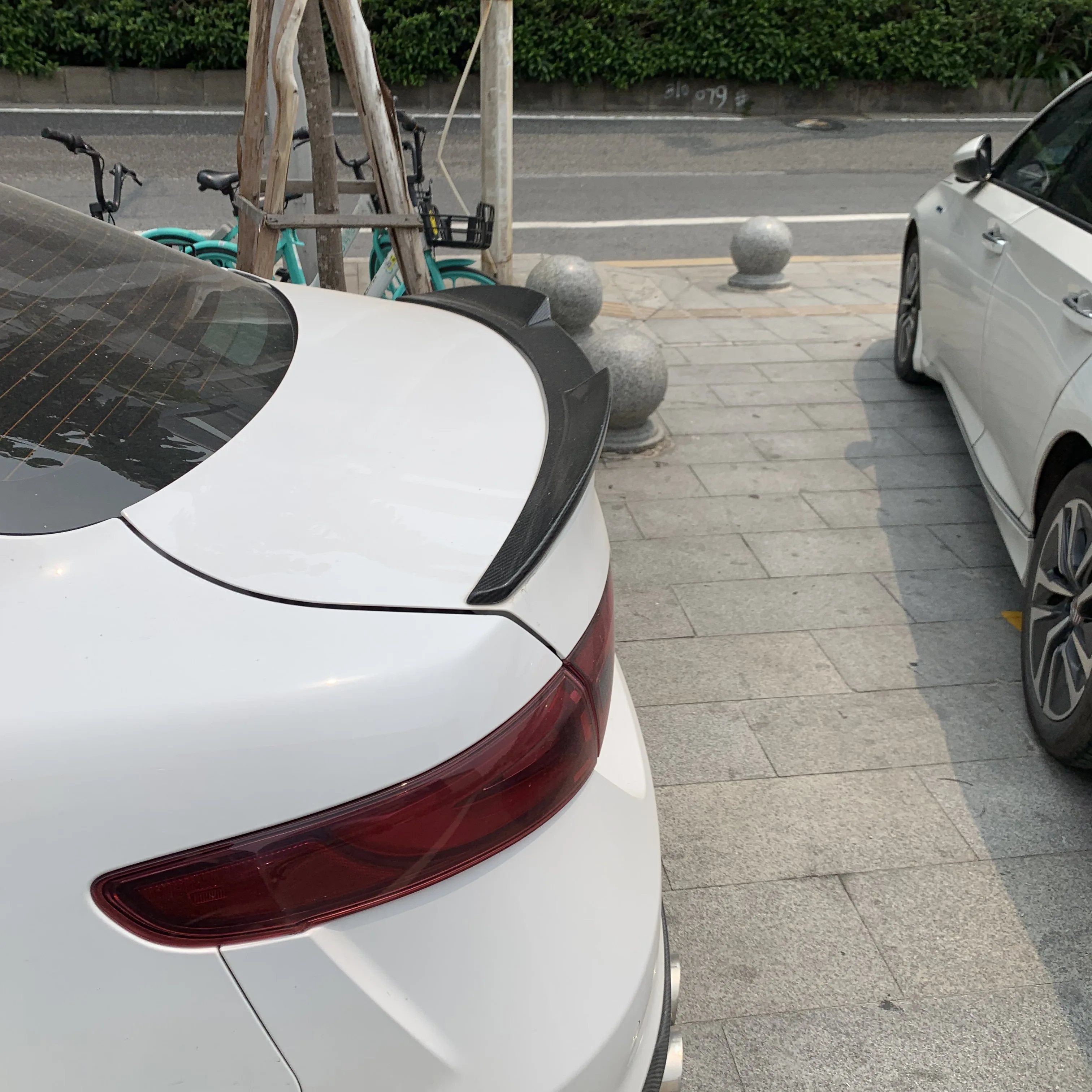 Спойлер из углеродного волокна для Alfa Romeo Giulia 2016-2019 спойлер автомобильного