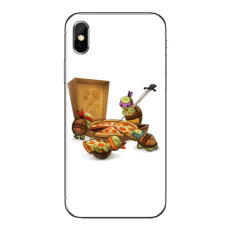 For Huawei Mate Honor 4C 5C 5X 6X 7 7A 7C 8 9 10 8C 8X 20 Lite Pro Small Turtles Eat Pizza Soft Transparent Cases Covers |