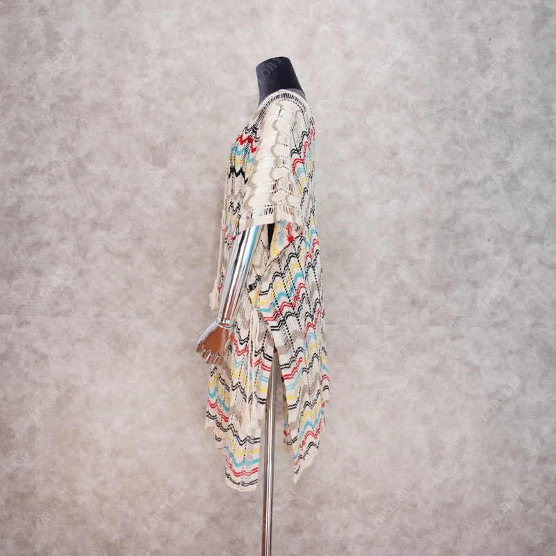 Пляжное платье оверсайз накидка саронг кафтан Пляжная туника пляжный купальный