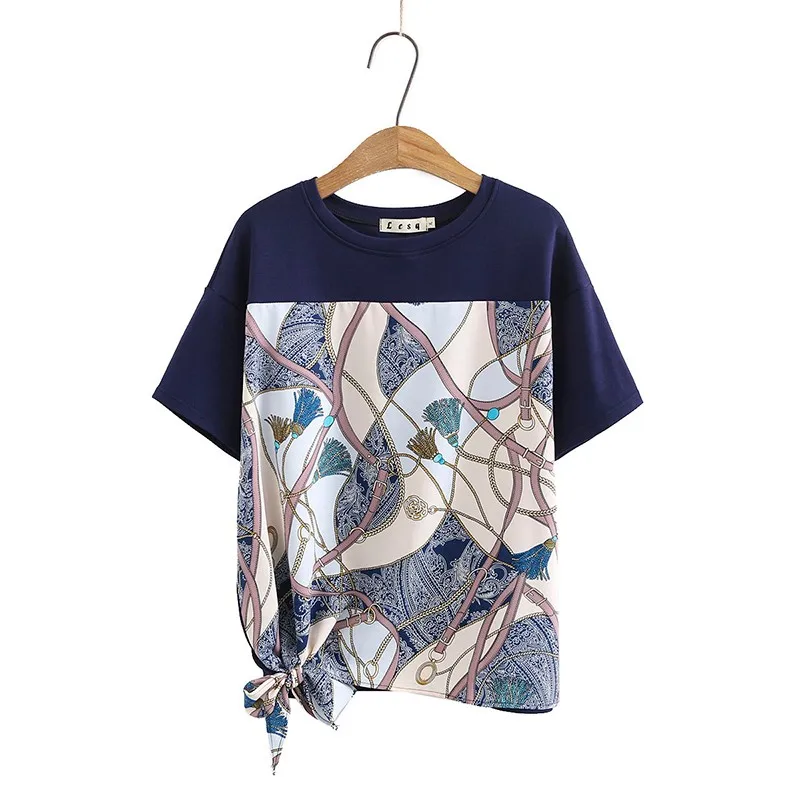 

Летняя женская блузка для отдыха, топы, женская офисная блузка с принтом, рубашка, женские стильные блузки с коротким рукавом, женская блузк...