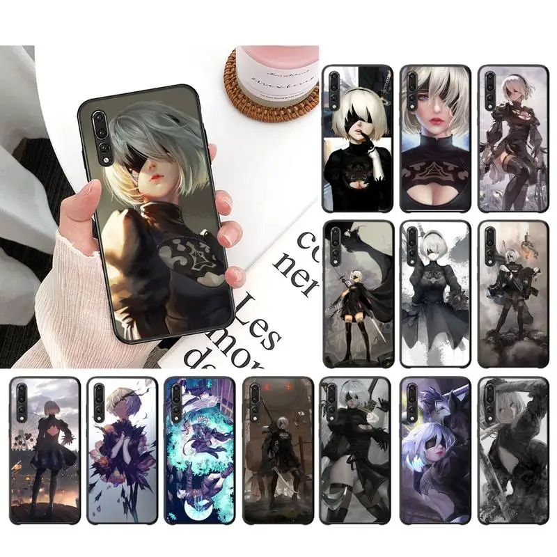 

YNDFCNB Anime nier automata Phone Case For Huawei P20 P30 P40 lite Pro PSmart 2019 Mate 10 20 Lite Pro Capa