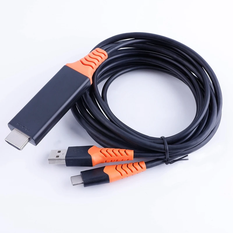 USB C к HDMI 4K60Hz Тип кабель адаптер Thunderbolt 3 1 кабель|Адаптеры Type-C| |