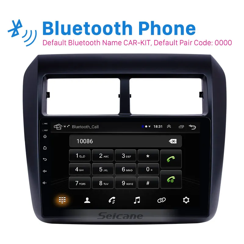 Автомобильная стереосистема Seicane Android 8 1 HD 9 дюймов для TOYOTA AGYA/WIGO 2013-2019 Bluetooth AUX Wi-Fi