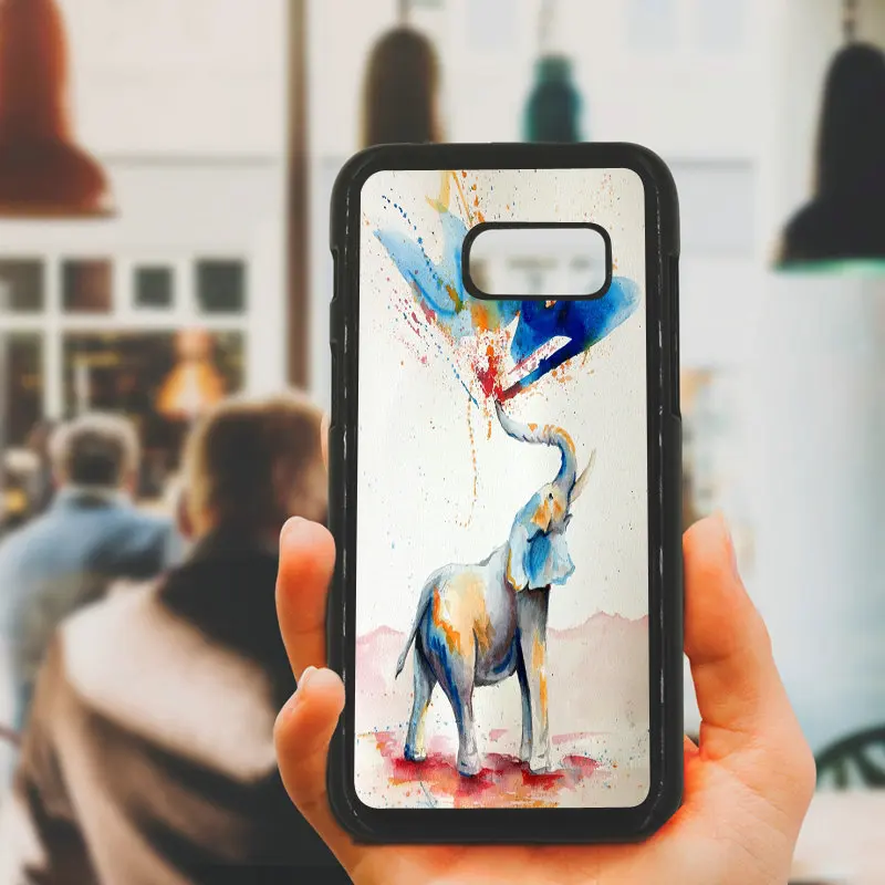 Hard PC Plastic Cover Cute Elephant Drawing Phone Cases for Samsung Galaxy A3 A5 A7 A8 2015 2016 2017 2018 Note 8 5 3 2 Shell | Мобильные