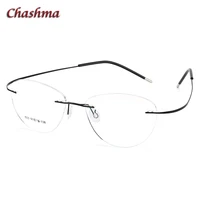 2g rimless titanium women cat eye eyeglasses men ochelari glasses myopic glasses frame optical eyewear prescription glasses