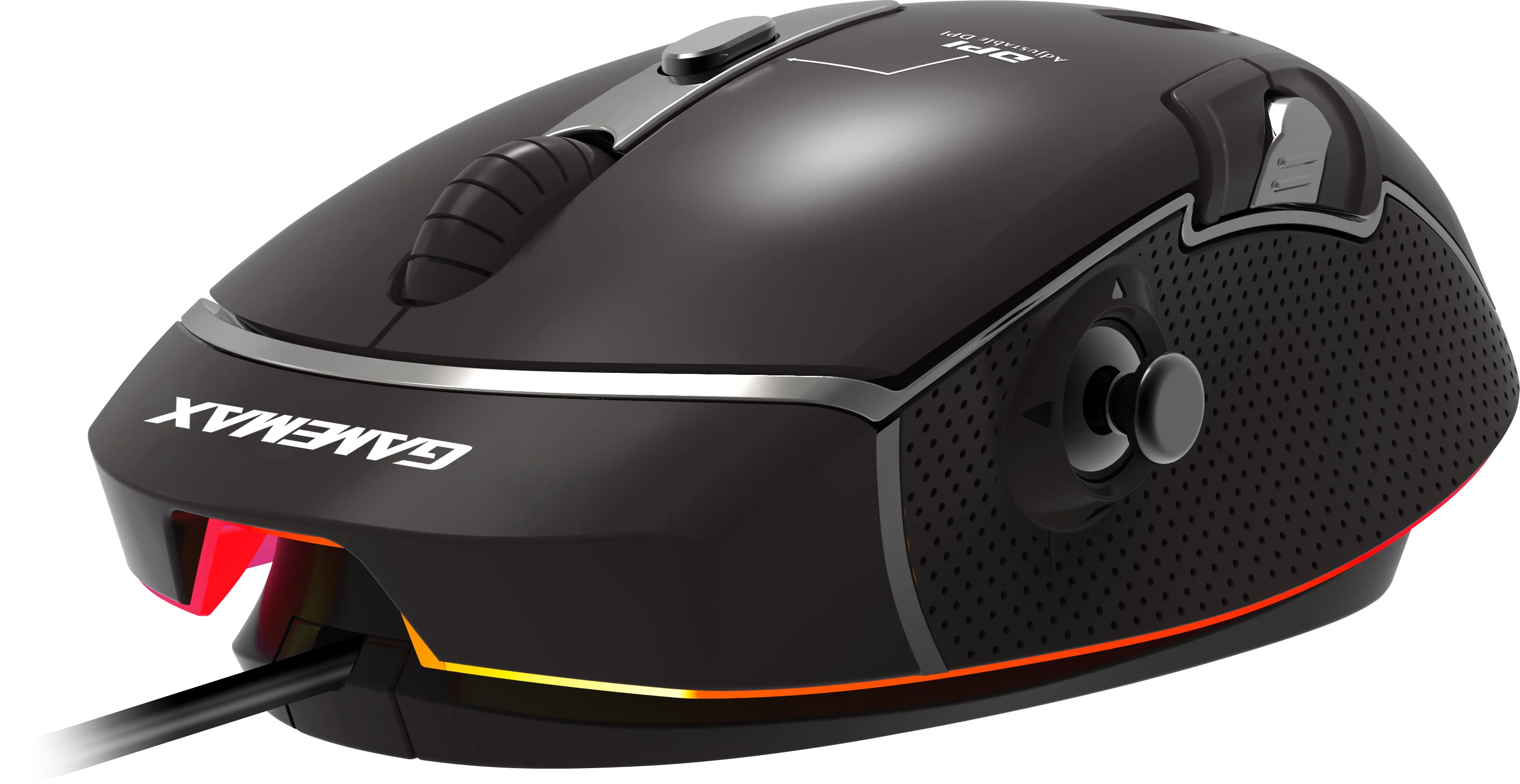 

GX10/USB wired gaming mouse,10000DPI/7D Gaming mouse/With Joystick/RGB rainablow color, programable /Aulumium base
