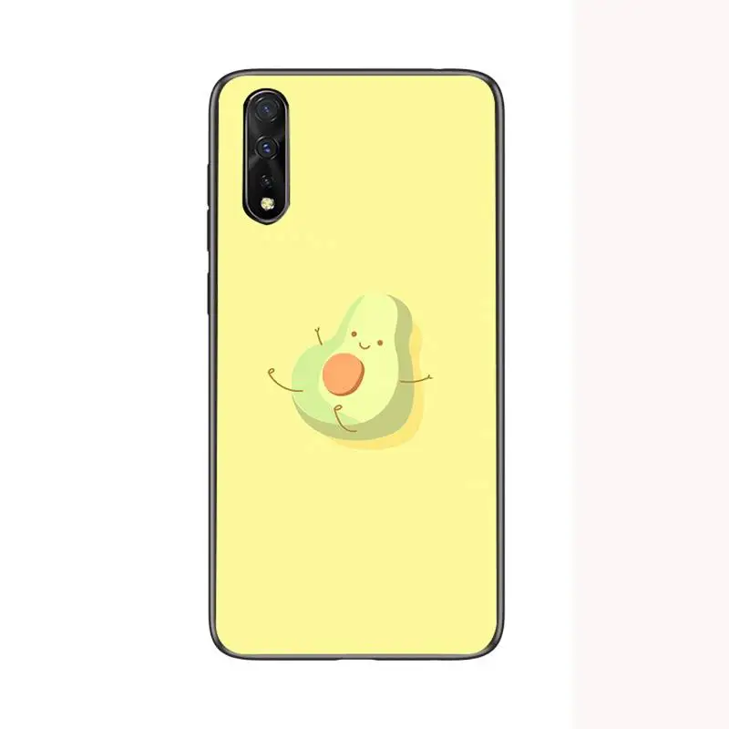 

cute cartoon fruit avocado Phone Case For Redmi 4X 5plus 6 7 8A 9 Note 4 8 T 9 10 pro Cover Fundas Coque