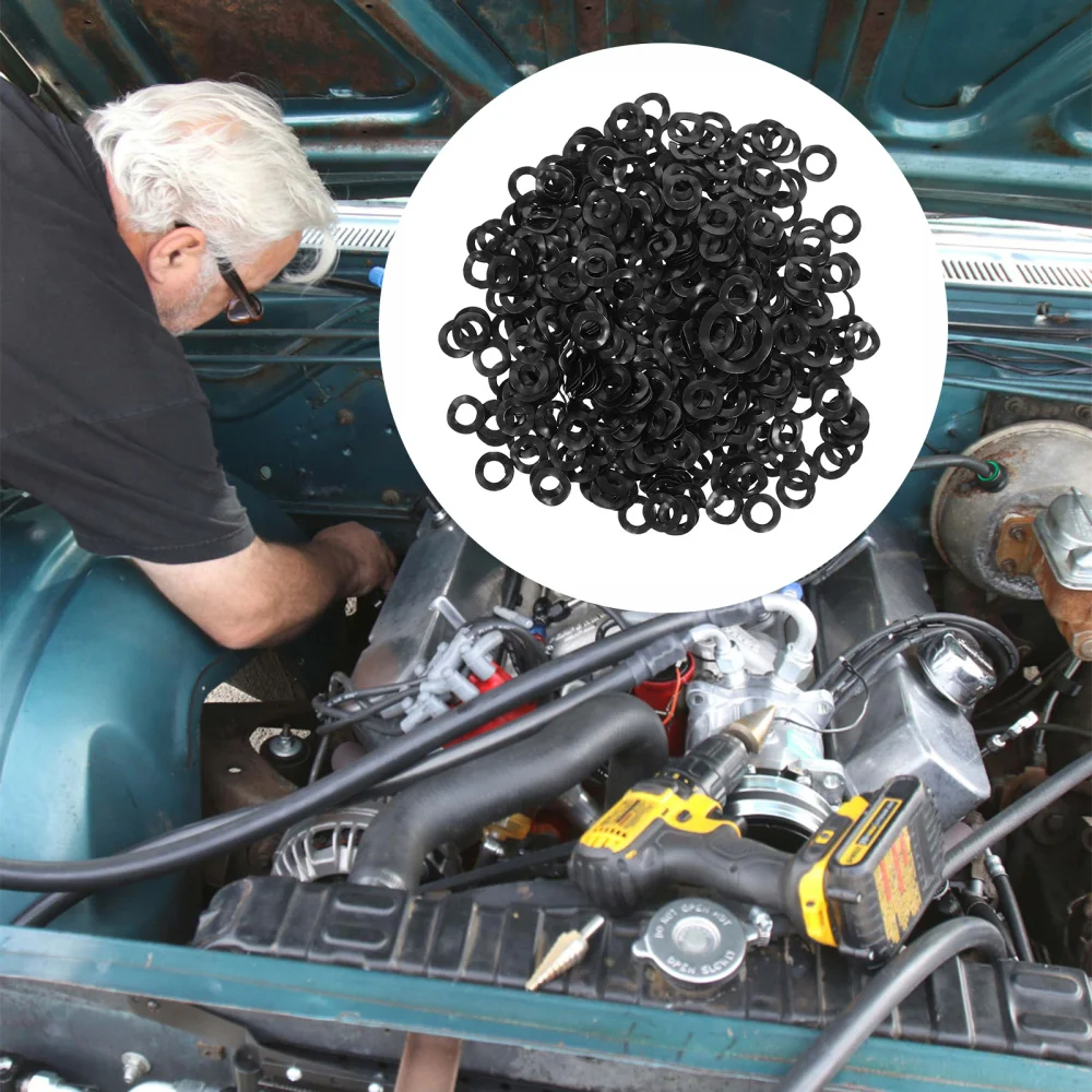 

500pcs Wave Washers Type Wave Washer Spring Steel 3 Waves Washer