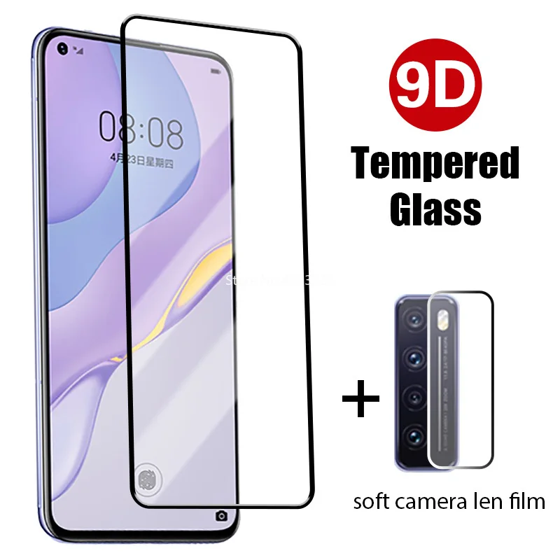 

Закаленное стекло 2 в 1 для Huawei P30 P40 P20 E Pro Lite, зеркальная защита для объектива камеры P Smart 2019 2020 S Z, защитное стекло