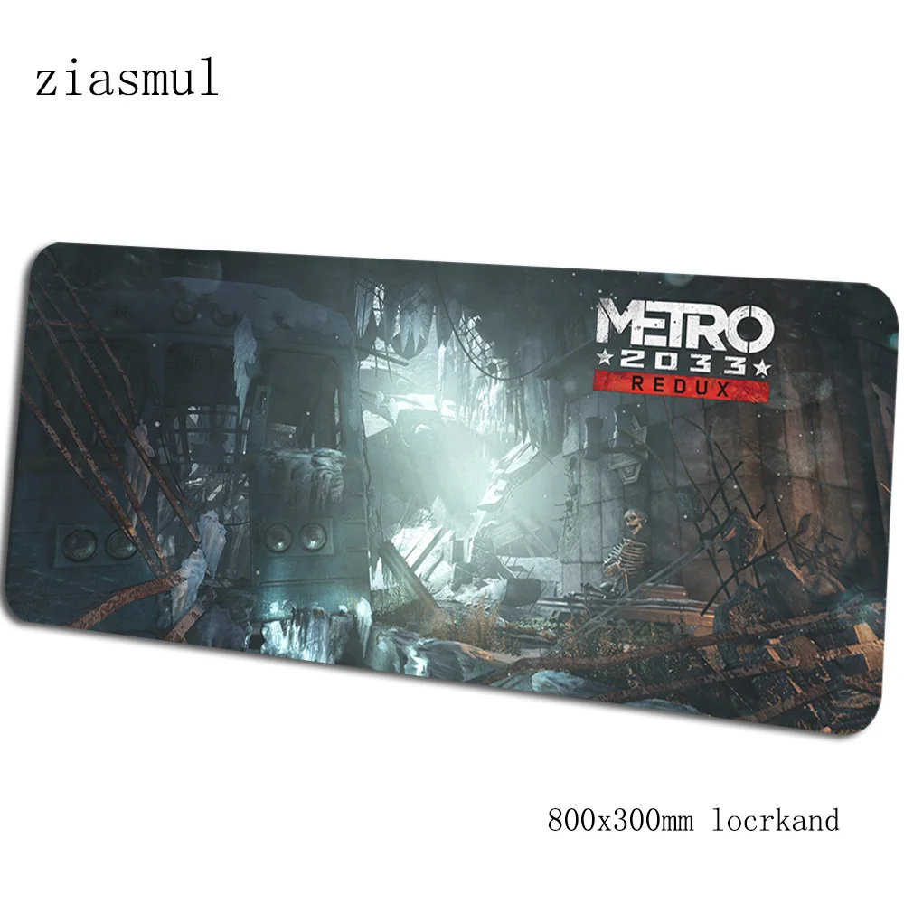 Metro 2033, коврик для мыши, 80x30 см, игровой коврик для мыши, высококачественный коврик для мыши, геймерский компьютерный стол, коврик locrkand, notbook mousemat pc - Цвет: pattern 7