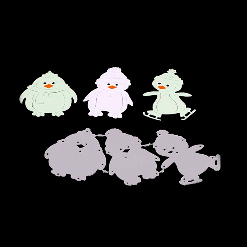 

The Penguin Metal Cutting Dies Stencil DIY Scrapbooking Embossing Paper Card R9JC