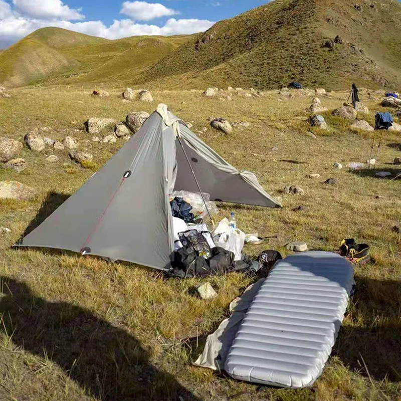 

Portable Camping Air Mat Waterproof Ultralight Inflatable Mattress Tent Folding Bed Outdoor Travel Hiking Trekking Sleeping Pad