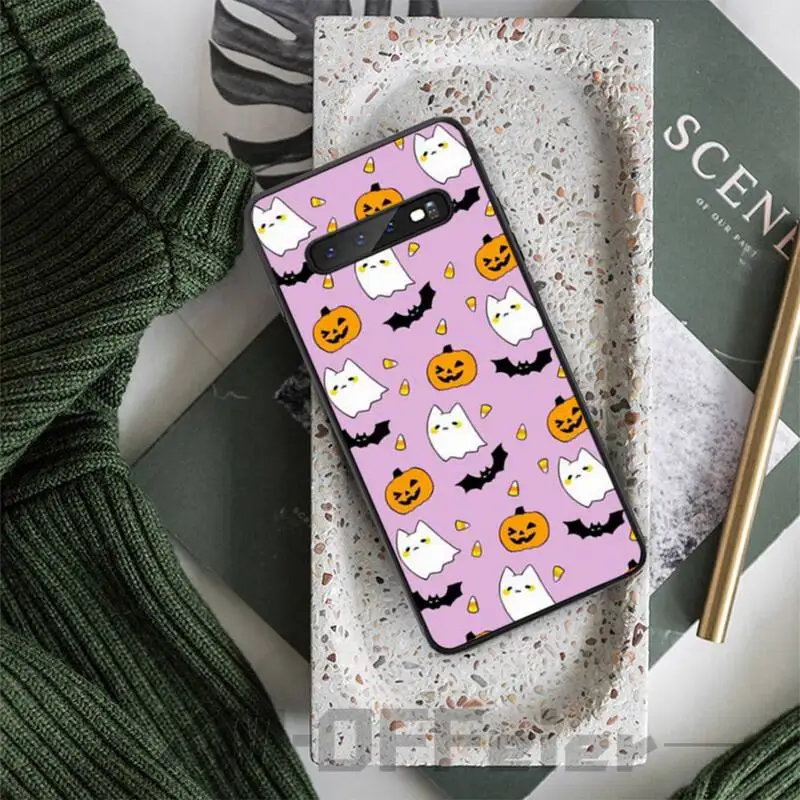 Чехол с рисунком тыквы на Хэллоуин чехлы для samsung galaxy A10 A20 A30S A40 A50 A51 A70 A71 note 8 9 10 |