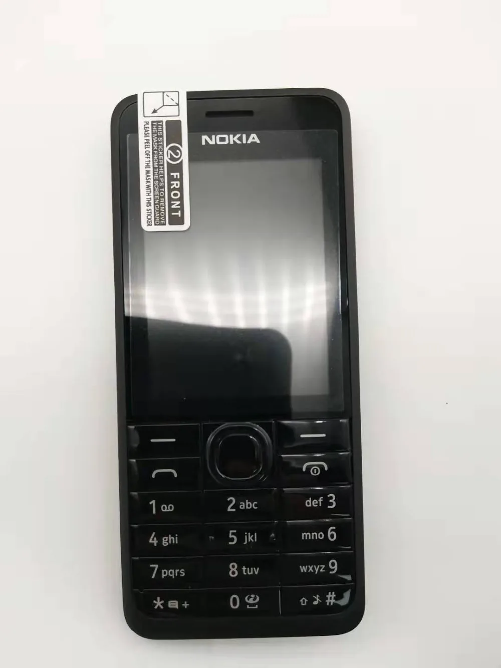 301 Nokia 301 разблокированный WCDMA 2,4 ''одна sim-карта МП мобильный телефон Восстановленный телефон - Цвет: 1 battery 1 charger