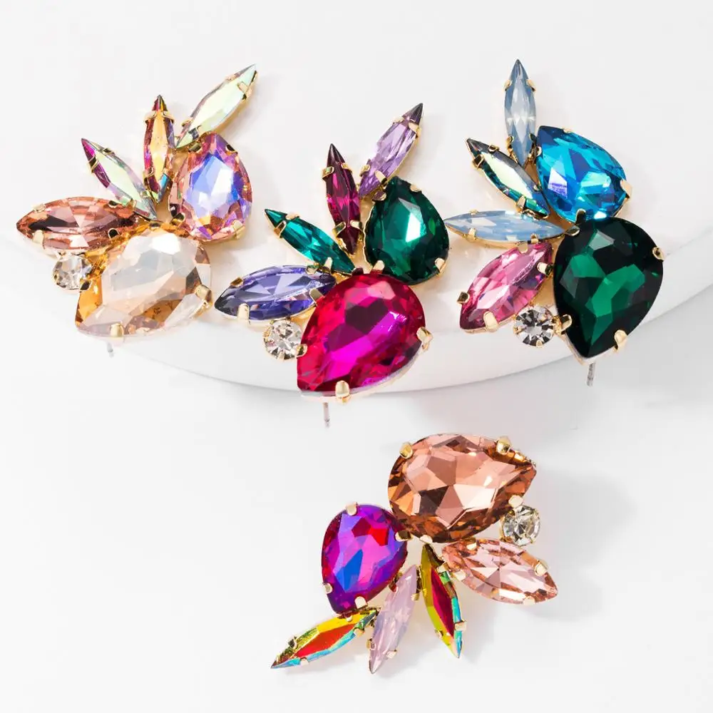 Dvacaman индийский свадебный Роскошная обувь с украшением в виде кристаллов Висячие