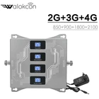 85090018002100 четырехдиапазонный усилитель для мобильного телефона CDMA(B5) GSM(B8) DCS(B3) WCDMA(B1) Репитер сигнала 2g 3g 4g LTE комплект усилителя 70 дБ