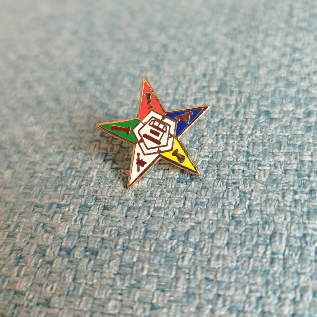 Factory Price For 3/4&quot Chapter Eastern Star Lapel Pin | Дом и сад