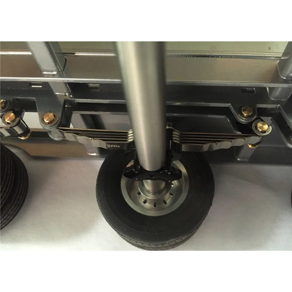 

For 1/14 TAMIYA RC Trailer Plate Truck DIY Model ​LESU Aluminium Alloy Suspension Axle Set