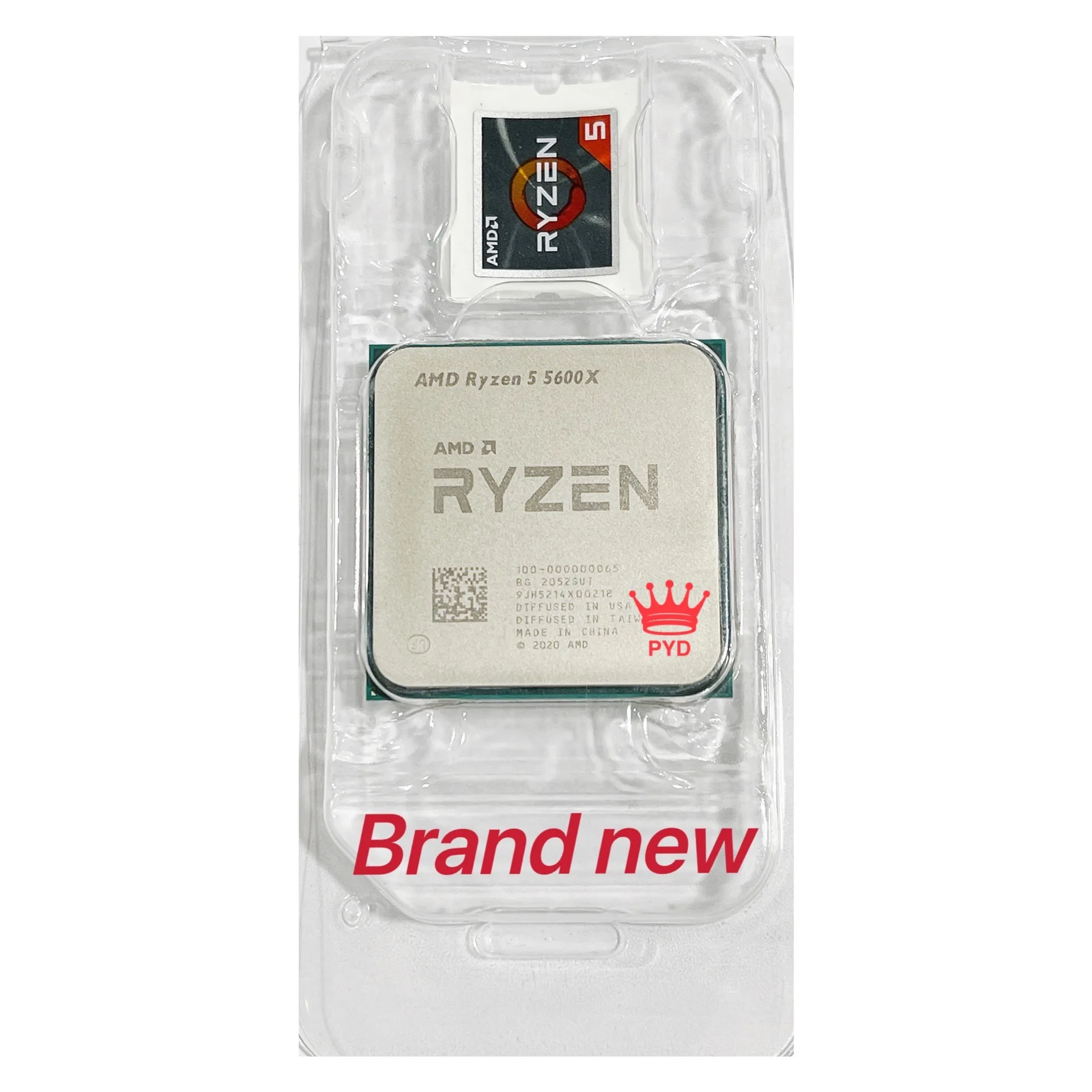 

AMD Ryzen 5 5600X R5 5600X 3.7 GHz 6-Core 12-Thread CPU Processor 7NM 65W L3=32M 100-000000065 Socket AM4 New but without cooler