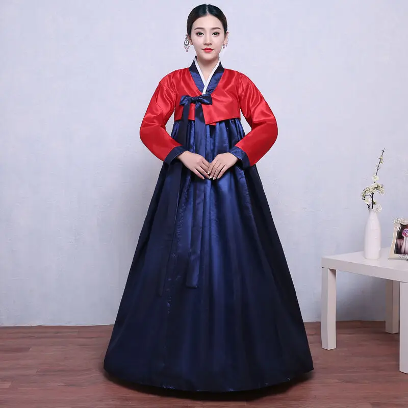 

Korean Women's Hanbok Ancient Traditional Dress National Costume Cosplay Maxi sz