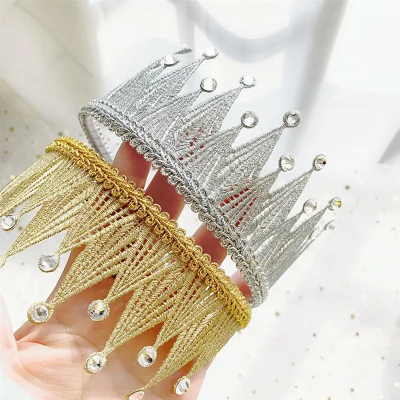 

Children Rhinestone Inlaid Three-dimensional Crown Hair Hoop Headdress