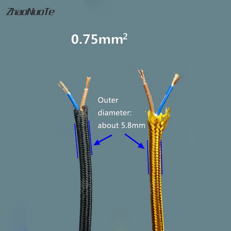 Цветная подвесная медная люстра в стиле ретро светильник с двухжильным проводом