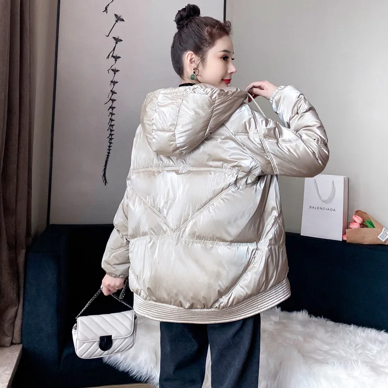 

2020 winter new down padded jacket thickened women's jacket loose bread jacket padded jacket fashion short padded jacket women