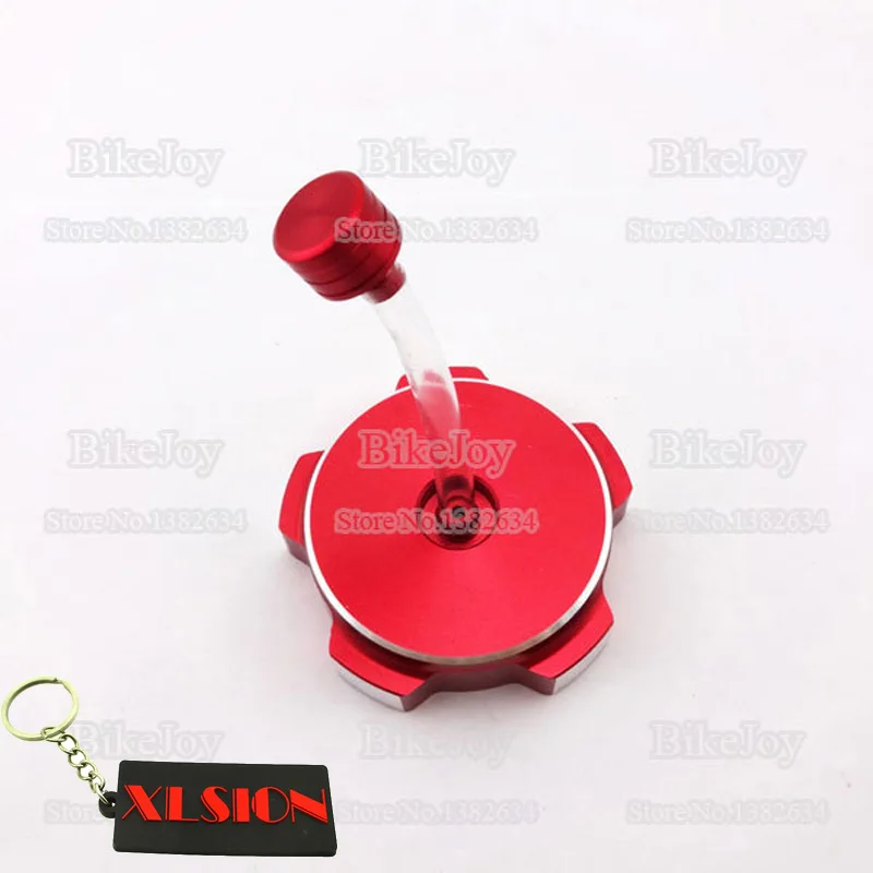 Крышка для бензобака CNC мотоцикла с вентиляционным клапаном красного цвета Stomp YCF