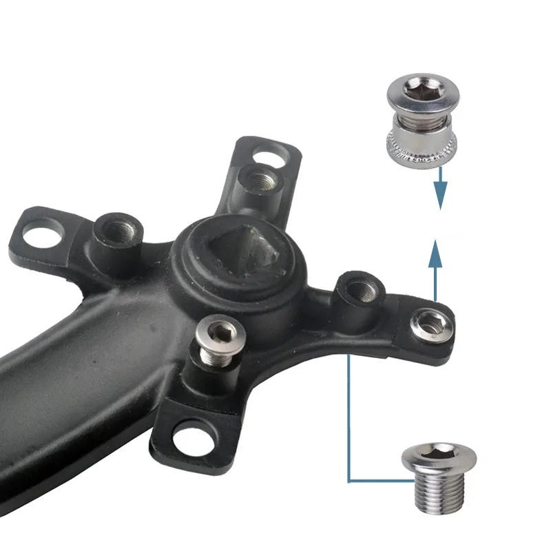 5 шт. Стандартные болты односкоростные для велосипедной цепи винты зубной