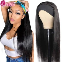 synthetic straight hair headband wig 20 inches body wavy long synthetic hair wig for black women afro curly hair wig