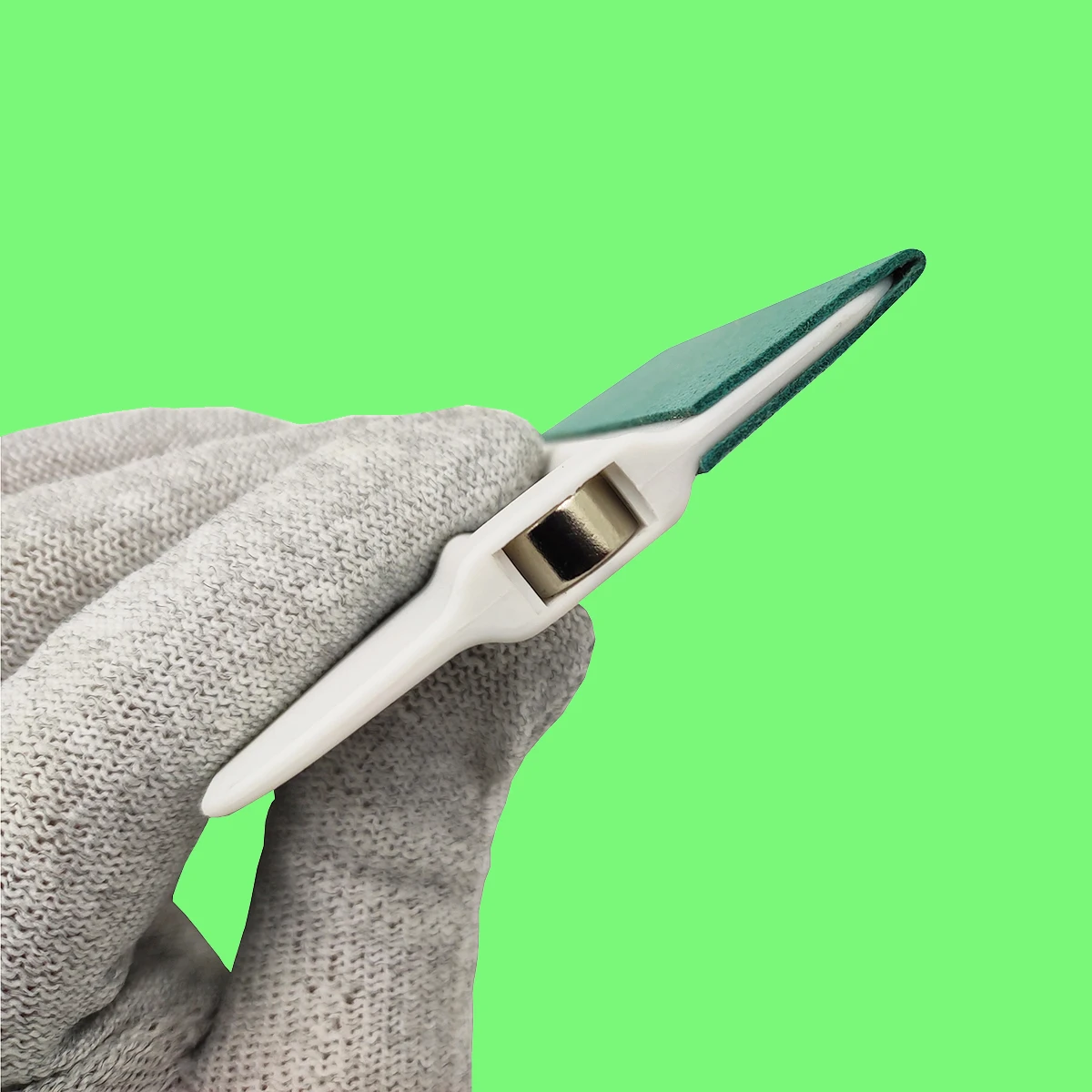 Инструмент для обмотки автомобиля белый магнит про ТИНТ скребок с замшевыми