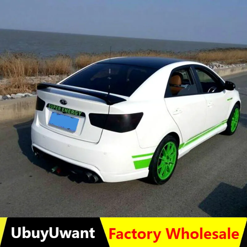 Высокое качество ABS Материал заднего крыла автомобиля Спойлер для Kia Forte 2010 2011 2012