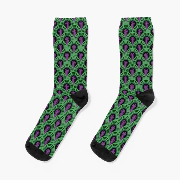 

Overlook Hotel Carpet From The Shining Crew Socks Girls Comfortable Best Autumn Mens Sports Ladies Black Breathable Women Short