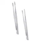 2 шт. Пинцет для печати, инструменты для коллекционеров (серебристый)