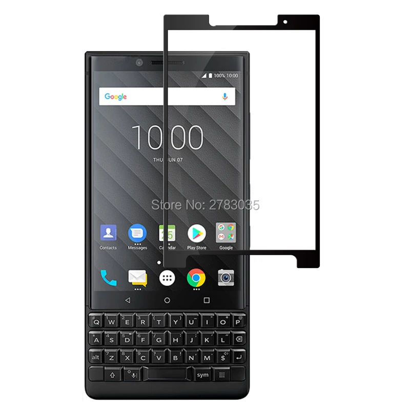 Для BlackBerry Key 2 Two Key2 4 5 &quotновая твердость 9H 2.5D полное покрытие Закаленное стекло