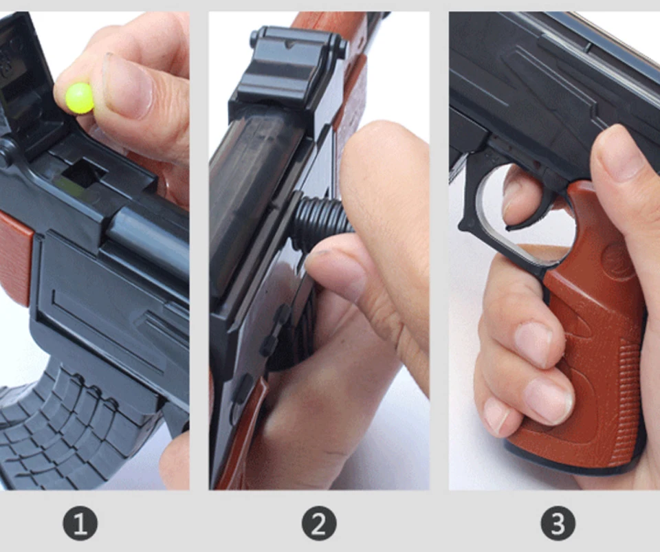 Строительные блоки AK 47 28 см пистолет из пластика в сборе военная винтовка оружие