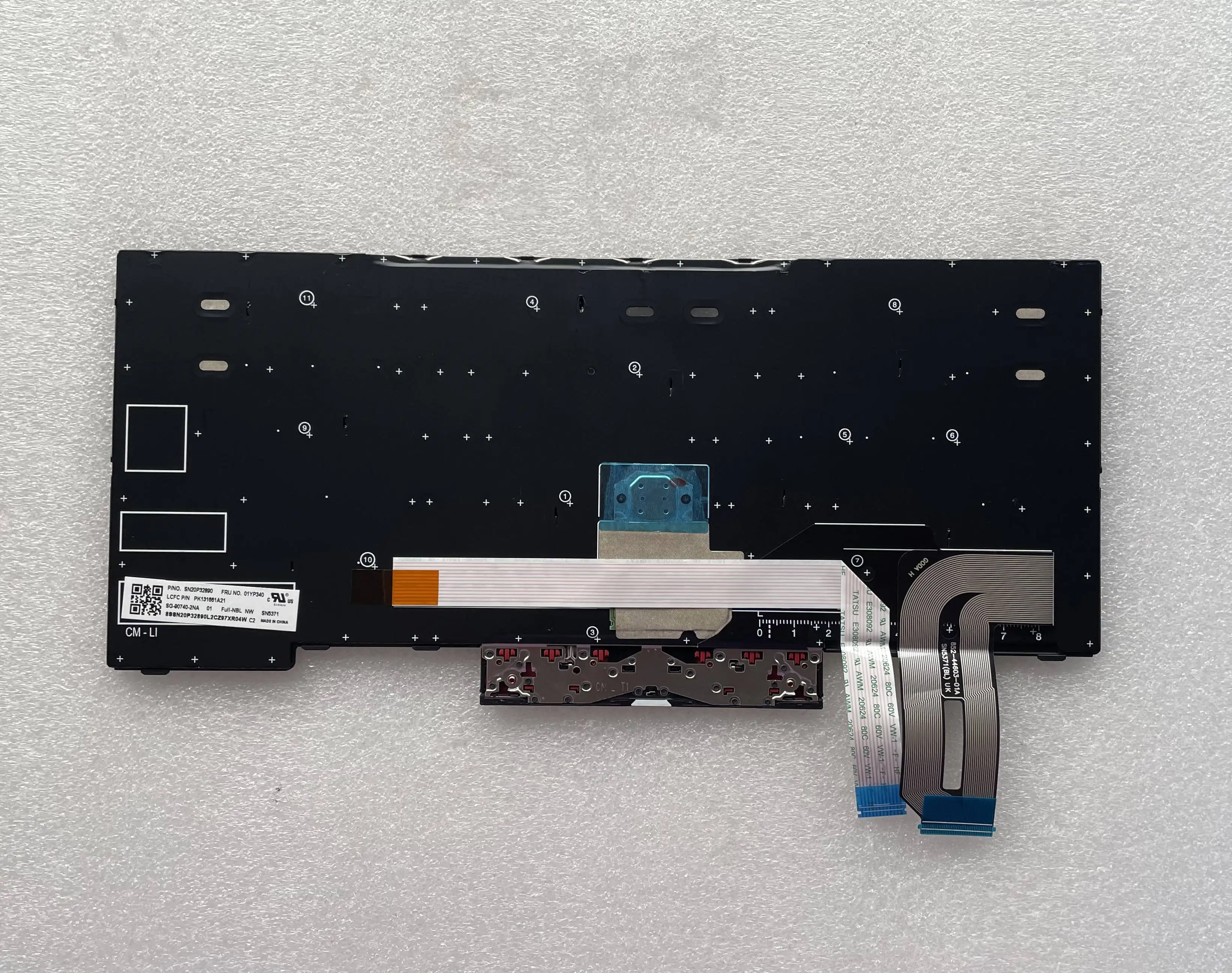 Клавиатура SN20P32890 5PE559 для ноутбука Lenovo Thinkpad E480 E490 R480 R490 L490 с поддержкой