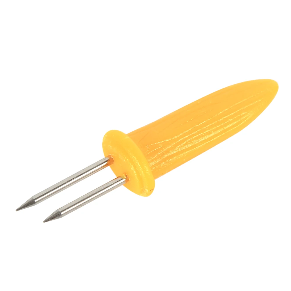 

12PCS Stainless Steel BBQ Corn Holders Skewers Prongs Corn On The Cob Holders Barbecue New
