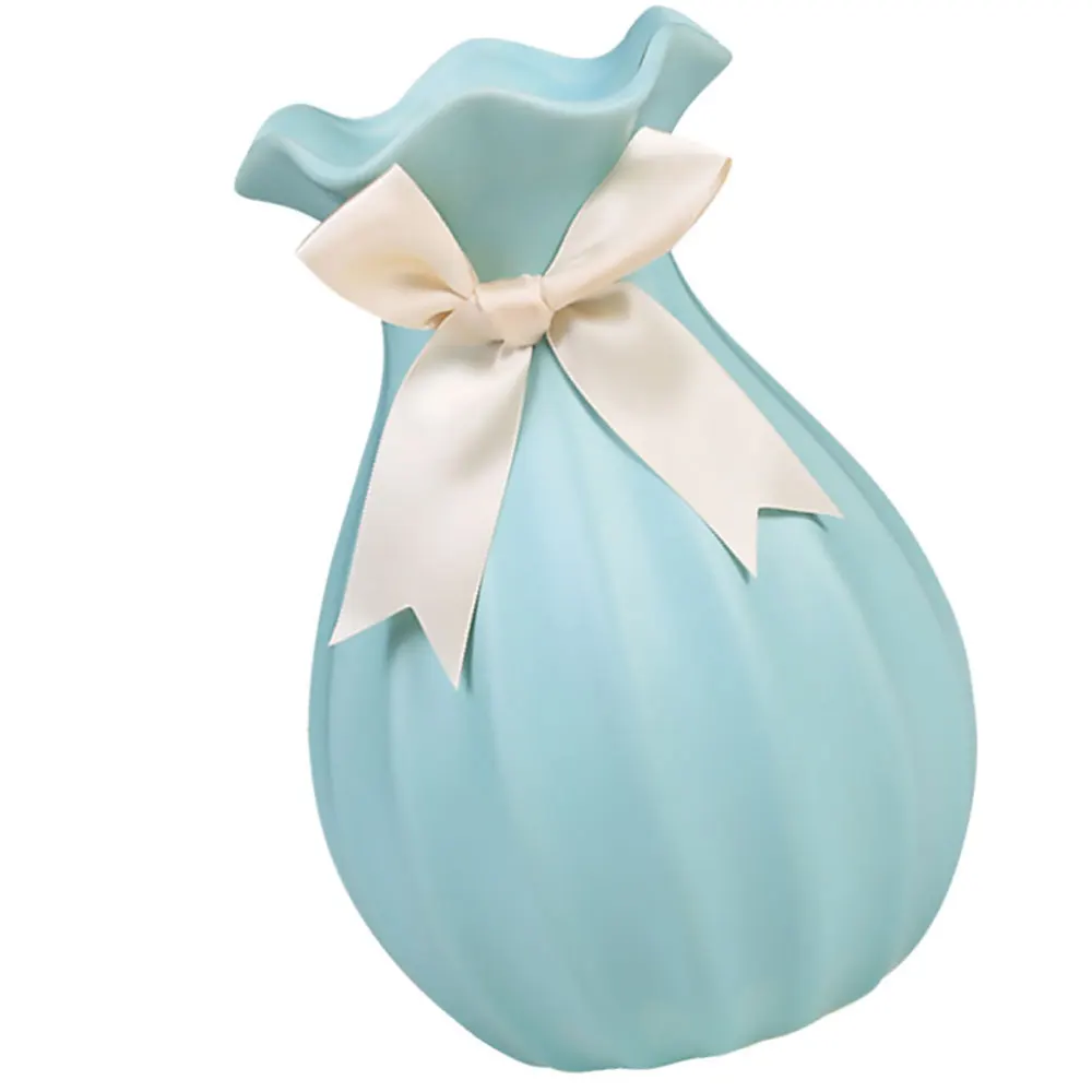 

1pc Hydroponic Vase Creative Room Vase Ceramic Flower Holder Table Flower Container Household Supply