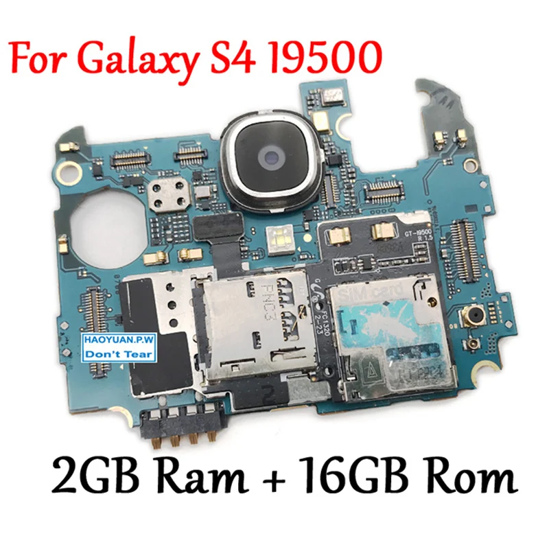 Протестированная разблокированная материнская плата для samsung Galaxy S4 I9500 логическая схема электронная панель с полным чипом Версия ЕС