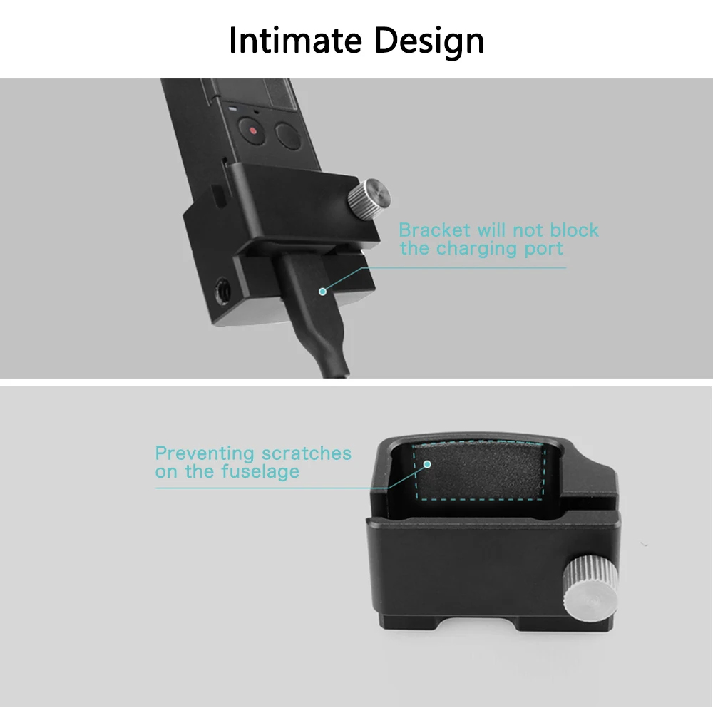 Vamson для DJI OSMO Карманный Комплект расширения камеры Адаптер держатель зажим селфи