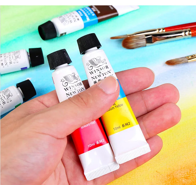 Winsor& Newton 12/18/24 Цвета профессиональные акварельные краски высокое качество Акварельная краска пигмент для картины художника
