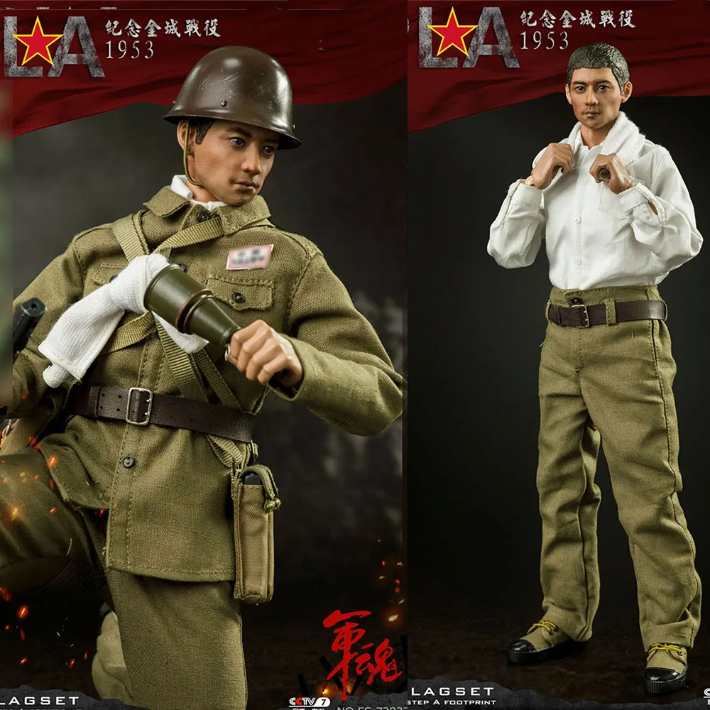 

Collection 1/6 Scale Male Solider 12'' Korean War Chinese Volunteers Action Figure Model for Fans Holiday Gifts