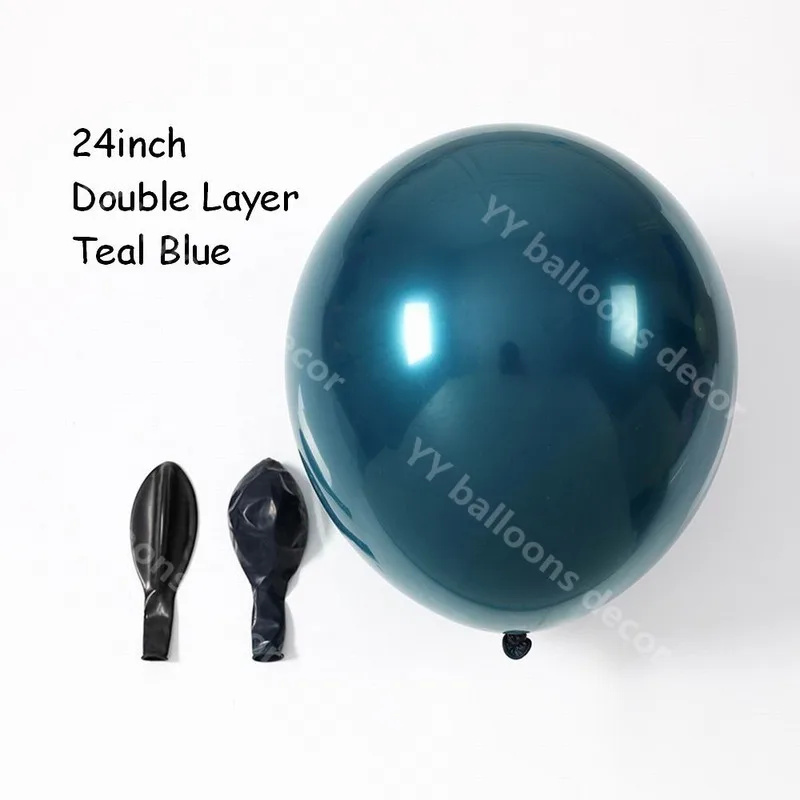 Воздушные шары в виде гирлянды светло-голубого цвета | Дом и сад