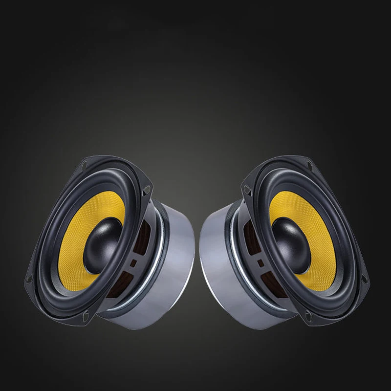 

4-дюймовый Полнодиапазонный динамик, 30-80 Вт, домашний усилитель, динамик высокой мощности, автомобильная аудиоколонка, Hifi, тяжелые басы, сабв...