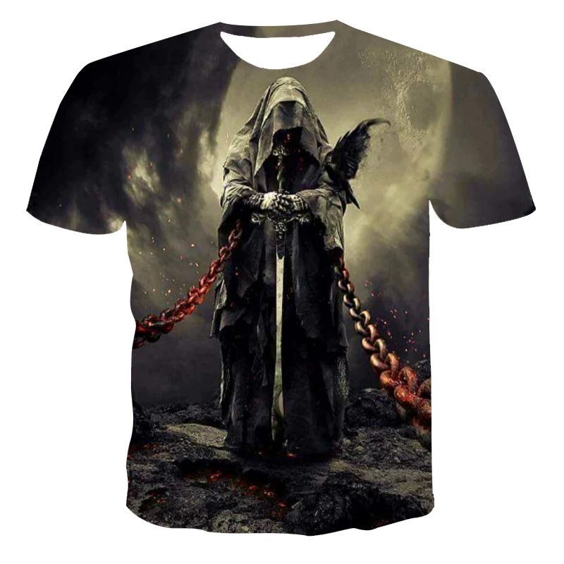 

Summer Latest Men And Women Personality Cool Science Fiction Fashion 3d Popular Casual Round Neck Short Sleeve T-Shirt Xxs-6xl